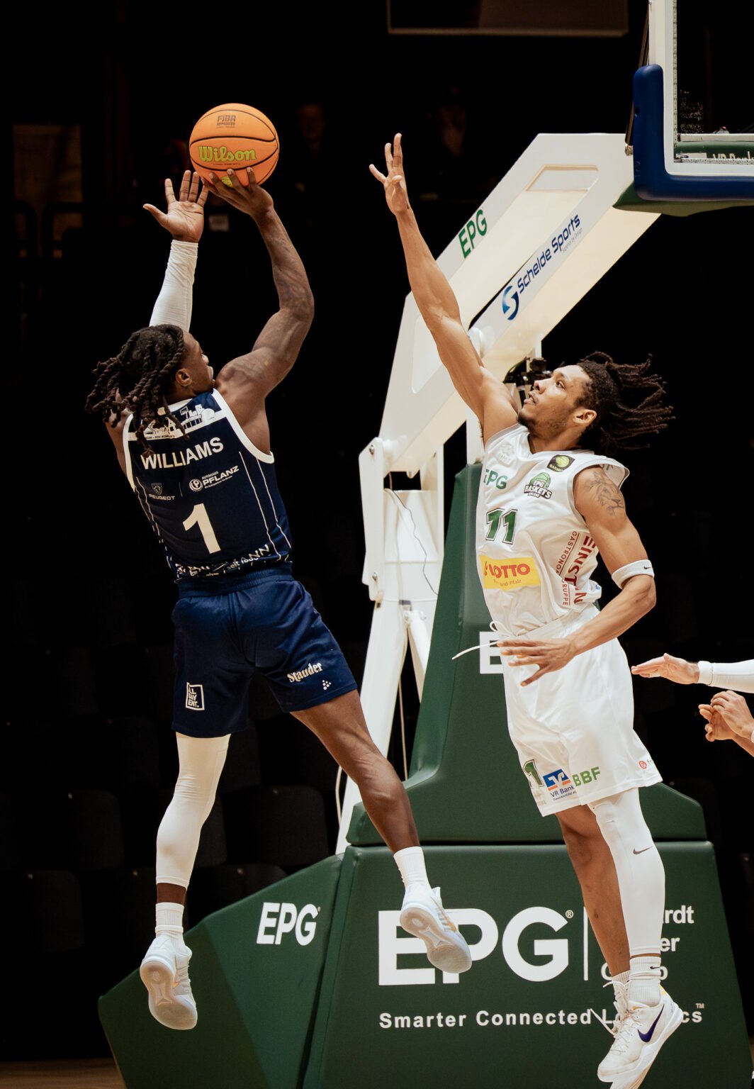 professional basketball game