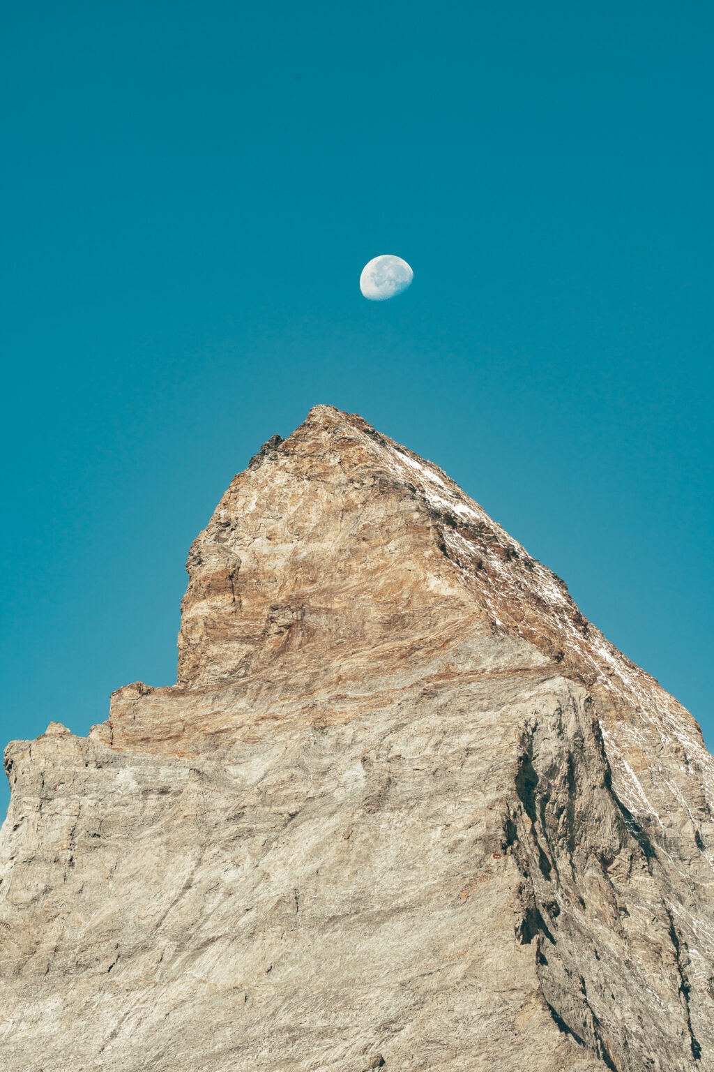 matterhorn with moon